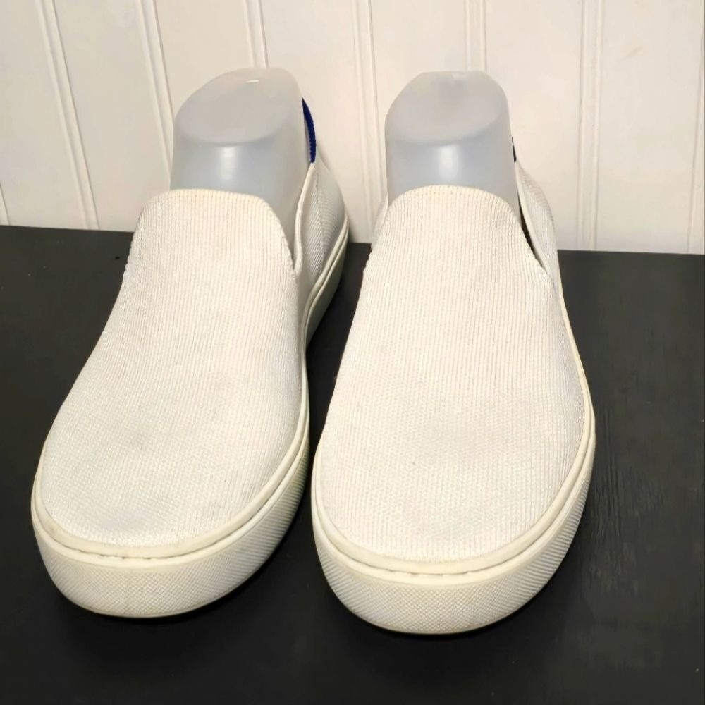Rothy's 100% Recycled Material white Fashion Slip On‎ Sneakers 9.5